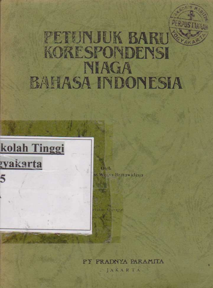Petunjuk Baru Korespondensi Niaga Bahasa Indonesia