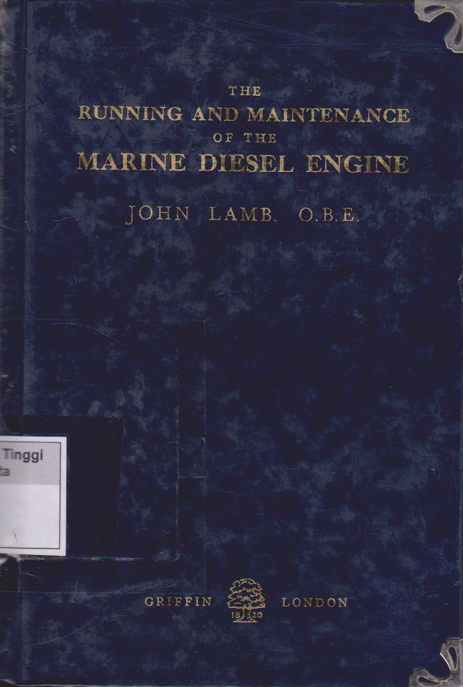 The Running And Maintenance Of The Marine Diesel Engine
