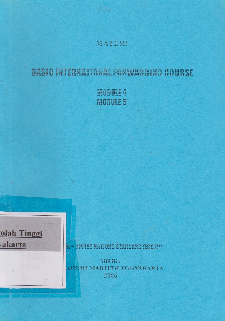 Materi Basic International Forwarding course Module 4 Module 5
