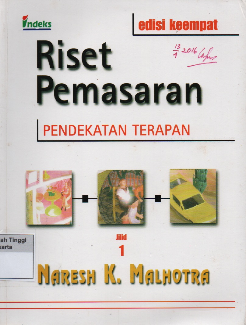 Riset Pemasaran : Pendekatan Terapan