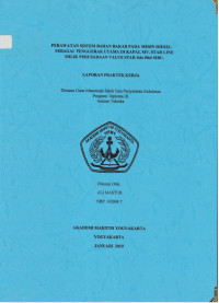 Laporan Proda: Perawatan Sistem Bahan Bakar Pada Mesin Diesel Sebagai Penggerak Utama Di Kapal MV.Star Line Milik Perusahaan Value Star sdn Bhd SIBU