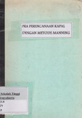 Pra- Perencanaan Kapal dengan metode Nanning