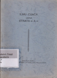 Ilmu cuaca untuk Strata = A =
