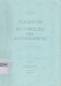 Pengantar Meteorologi dan Oceanografi