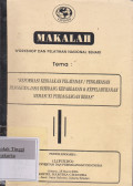 Makalah Worskshop Dan Pelatihan Nasional Sehari Tema Reformasi Kebijakan Pelayanan /Pengawasan Pengguna Jasa Dibidang Kepabeanan & Kepelabuhan Memasuki Perdagangan Bebas