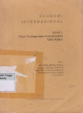 Ekonomi Internasional Buku I ( Teori Perdagangan Internasional)