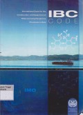 International code for the construction and equipment of ships carrying dangerous chemicals in bulk IBC Code