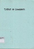 Table of contents