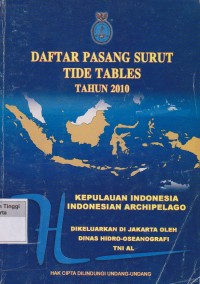 Daftar Pasang Surut Tide Tables Tahun 2010 Kepulauan indonesia indonesian Archipelago
