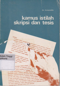 Kamus Istilah Skripsi dan tesis