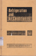 Refrigeration and Air Conditioning