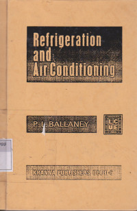 Refrigeration and Air Conditioning