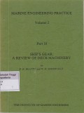 Marine Engineering Practice Volume 2 Part 16 Ship's Gear : A Review of Deck Machinery