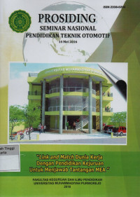 Prosiding Seminar Nasional Pendidikan Teknik Otomotif