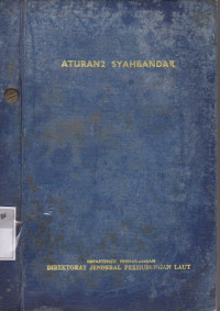 Aturan-aturan Untuk Syahbandar-syahbandar