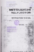 Instruction Manual Model SJ 700 SJ 2000 Mitsubishi Selfjector