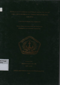 Laporan Praktik Industri Prodi S1 Transportasi : Prosedur penerbitan sertifikat kapal TK.Lili - II Pasca Docking milik PT.Gebari Medan Segara Jakarta