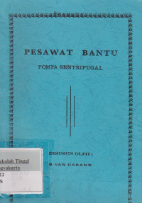 Pesawat Bantu Pompa Sentrifugal