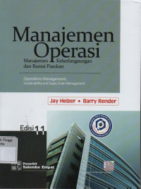Manajemen Operasi: Manajemen Keberlangsungan dan Rantai Pasokan