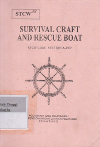 Survival Craft And Rescue Boat : STCW Code Section A-VI/2