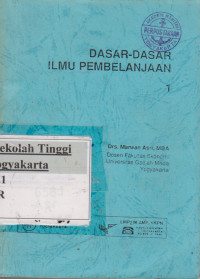 Dasar - Dasar Ilmu Pembelanjaan I