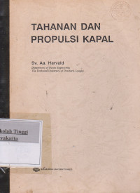 Tahanan Dan Propulsi Kapal