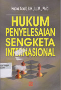 Hukum Penyelesaian Sengketa Internasional