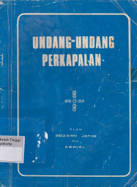 Undang - Undang Perkapalan