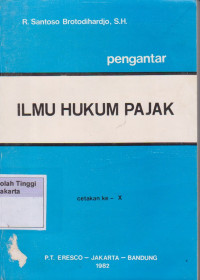 Pengantar Ilmu Hukum Pajak