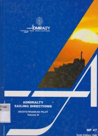 Admiralty Sailing Directions Mediterranean pilot volume III