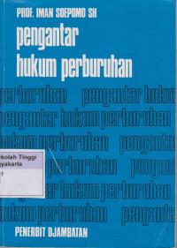 Pengantar Hukum Perburuhan