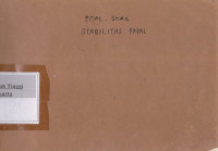 Soal-soal Stabilitas Kapal