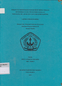Laporan Proda Teknika : Perawatan sistem bahan bakar mesin diesel sebagai penggerak utama tipe Hanshin 6LF46A-212 pada kapal MT.Asumi XXVI di PT.Equator Maritime