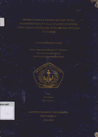 Laporan Proda KPN : Proses Clearance kapal dengan sistem inaportnet pada PT.Salam Pacific indonesia lines cabang pontianak di Pelabuhan Dwikora Pontianak