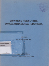 Wawasan Nusantara Wawasan Nasional Indonesia