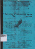 Operating & Maintenance Manual