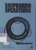 Shipboard operations safety maintenance cargo handling