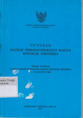 Putusan Majelis Permusyawaratan Rakyat Republik Indonesia