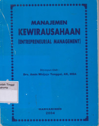 Manajemen Kewirausahaan ( Entrepreneurial Management)