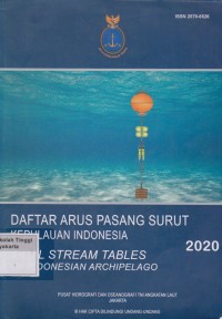 Daftar Arus Pasang surut kepulauan indonesia : Tidal stream tables of indonesian archipelago