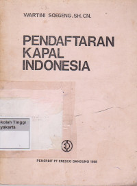 Pendaftaran Kapal Indonesia