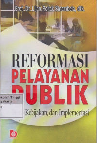 Reformasi Pelayanan Publik
