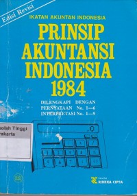 Prinsip Akuntan Indonesia 1984