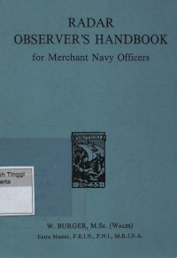 Radar Observer's Handbook for Merchant navy Officers