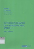 Model Course 7.03 Officer in charge of navigational Watch 2014 edition