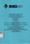 Conference of parties to the international convention on standarts of training certification and watchkeeping for seafarers 1978