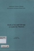 Peril ar Sea and Salvage A Guide for Masters