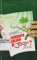 Mengapa kuliah di jogja