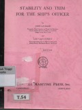 Stability And Trim For The Ship's Officer