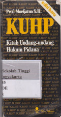 KUHP Kitab Undang - Undang Hukum Pidana